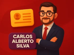 A 2D digital illustration features Carlos Alberto