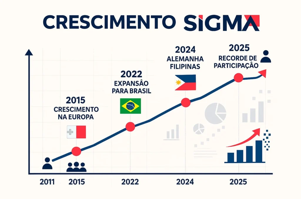 grafico crescimento sigma